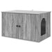 Kattenhuis Grijs Sonoma 85 x 55 x 50,5 cm Bewerkt hout