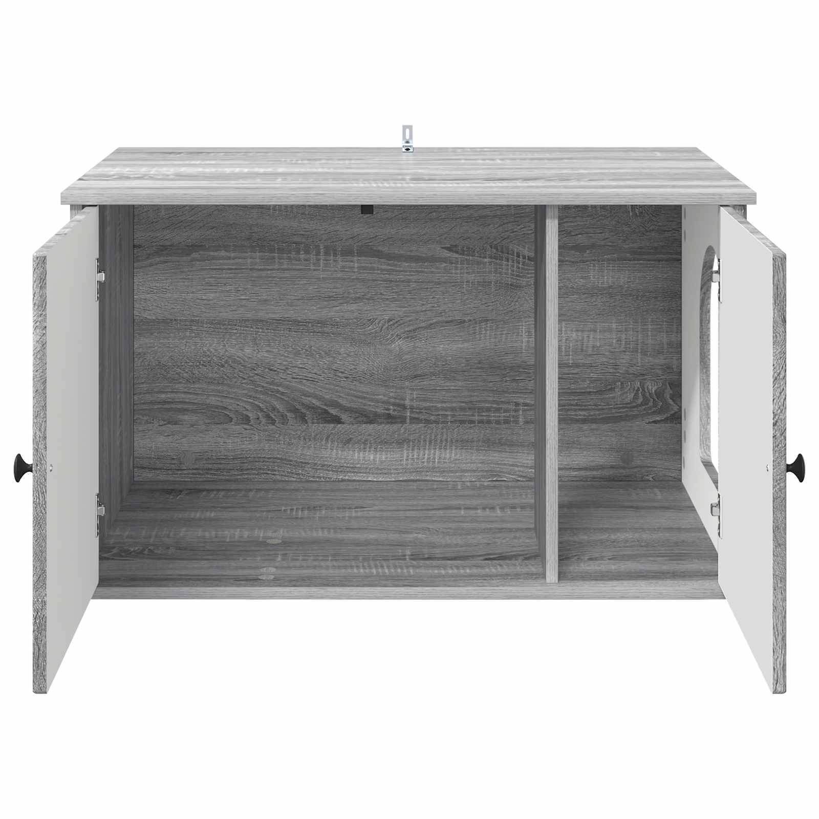 Kattenhuis Grijs Sonoma 85 x 55 x 50,5 cm Bewerkt hout