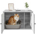 Kattenhuis Grijs Sonoma 85 x 55 x 50,5 cm Bewerkt hout