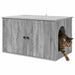 Kattenhuis Grijs Sonoma 85 x 55 x 50,5 cm Bewerkt hout