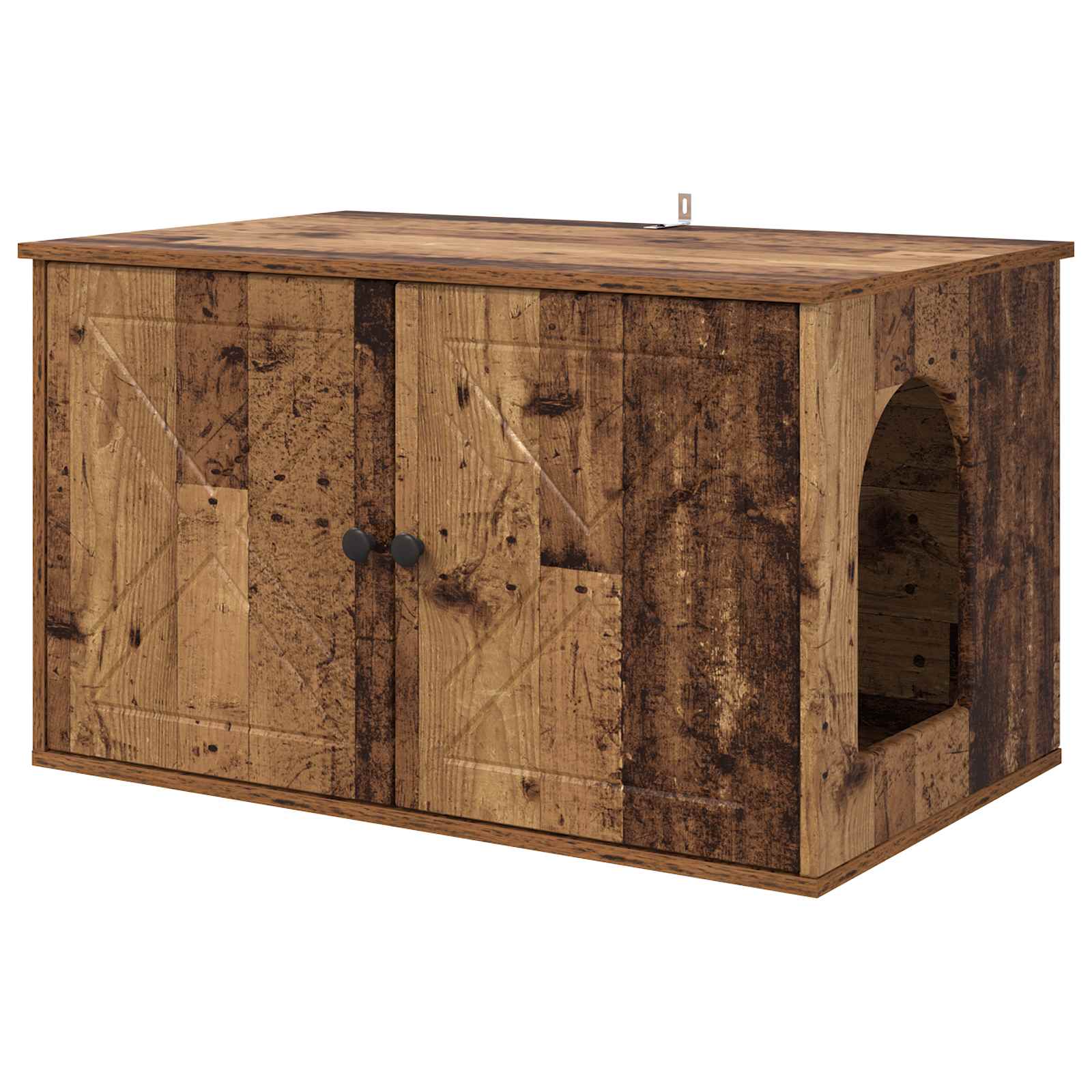Kattenhuis Oudhout 85 x 55 x 50,5 cm Bewerkt hout