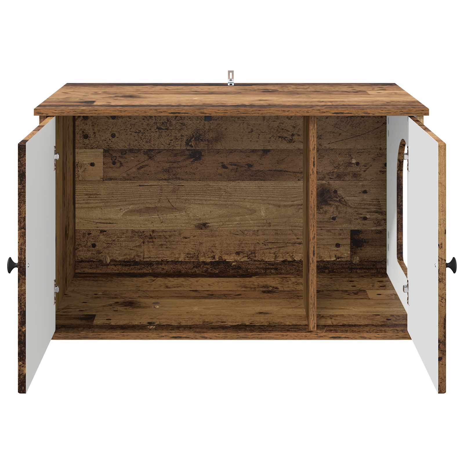 Kattenhuis Oudhout 85 x 55 x 50,5 cm Bewerkt hout