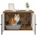Kattenhuis Oudhout 85 x 55 x 50,5 cm Bewerkt hout