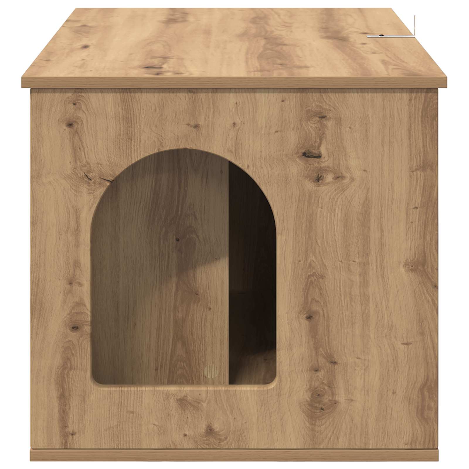 Kattenhuis Ambachtelijk eiken 85 x 55 x 50,5 cm Bewerkt hout