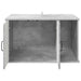 Kattenhuis Beton 85 x 55 x 50,5 cm Bewerkt hout