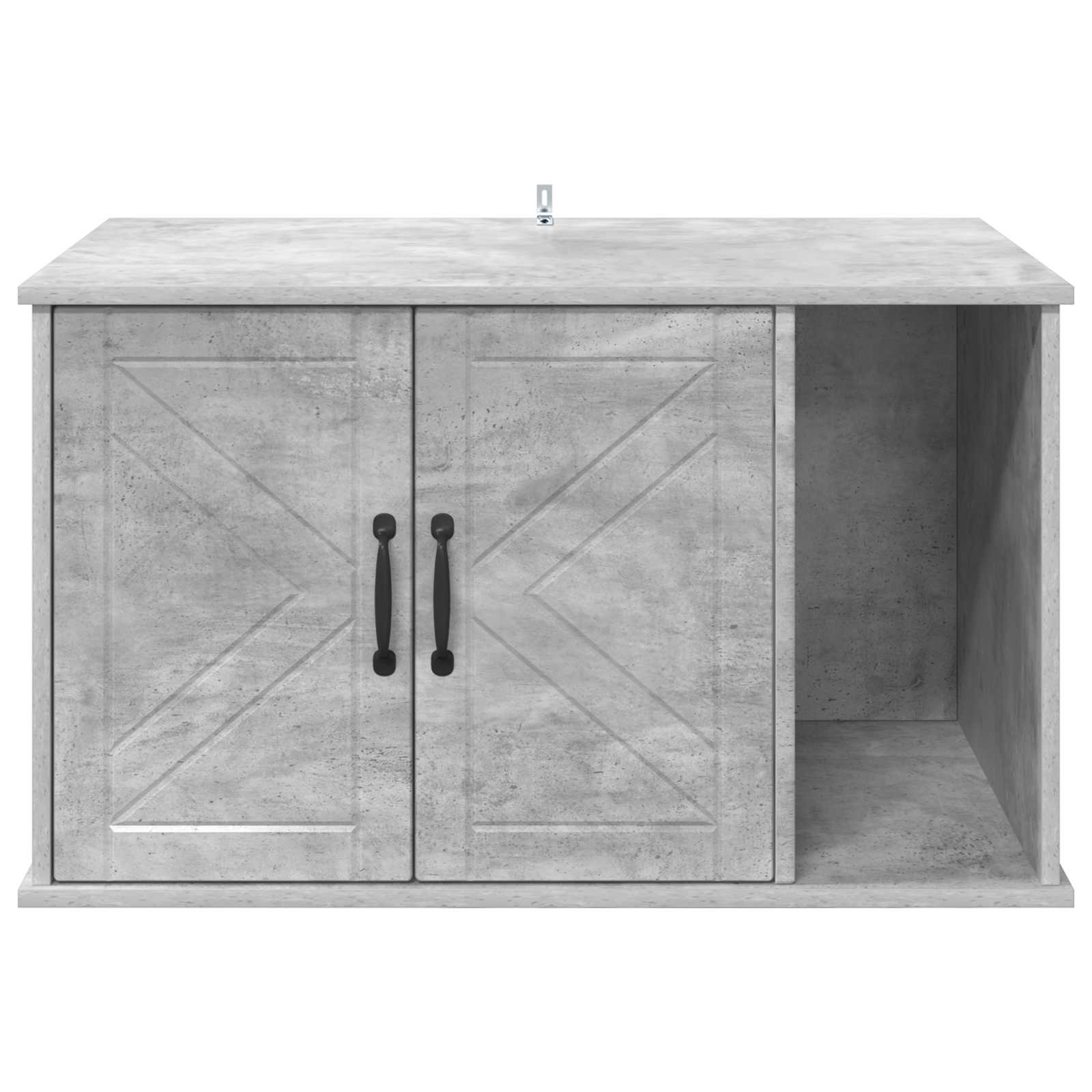Kattenhuis Beton 85 x 55 x 50,5 cm Bewerkt hout