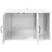 Kattenhuis Glanzend Wit 85 x 55 x 50,5 cm Bewerkt hout