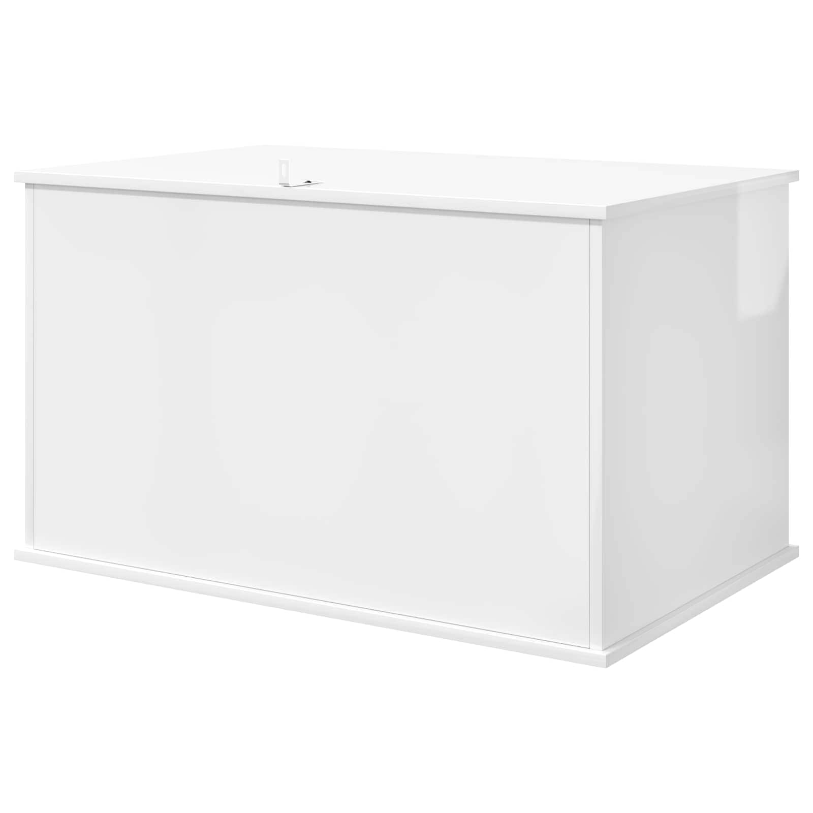 Kattenhuis Glanzend Wit 85 x 55 x 50,5 cm Bewerkt hout