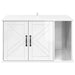 Kattenhuis Glanzend Wit 85 x 55 x 50,5 cm Bewerkt hout