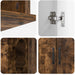 Kattenhuis Gerookt eiken 85 x 55 x 50,5 cm Bewerkt hout