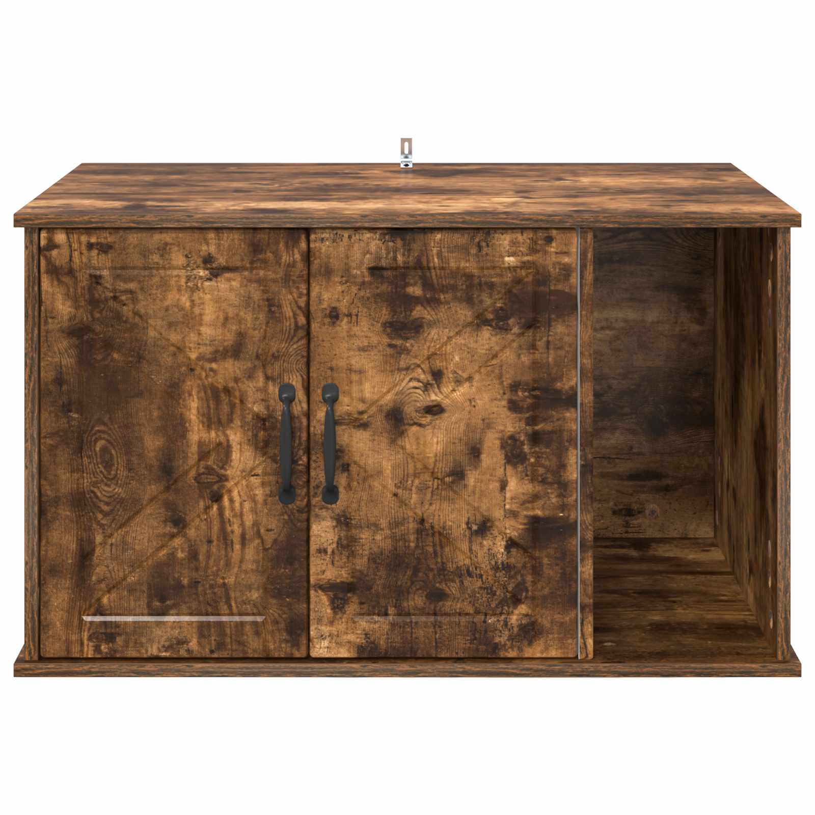 Kattenhuis Gerookt eiken 85 x 55 x 50,5 cm Bewerkt hout