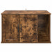 Kattenhuis Gerookt eiken 85 x 55 x 50,5 cm Bewerkt hout