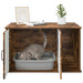 Kattenhuis Gerookt eiken 85 x 55 x 50,5 cm Bewerkt hout