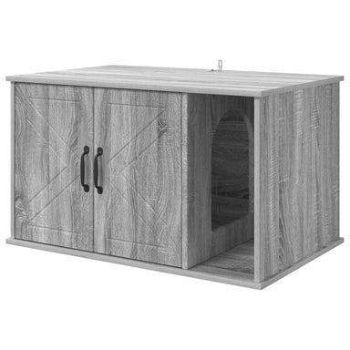 Kattenhuis Grijs Sonoma 85 x 55 x 50,5 cm Bewerkt hout
