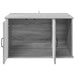 Kattenhuis Grijs Sonoma 85 x 55 x 50,5 cm Bewerkt hout