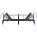Ligstoel Zwart 200 x 62 x 59,5 cm Textileen