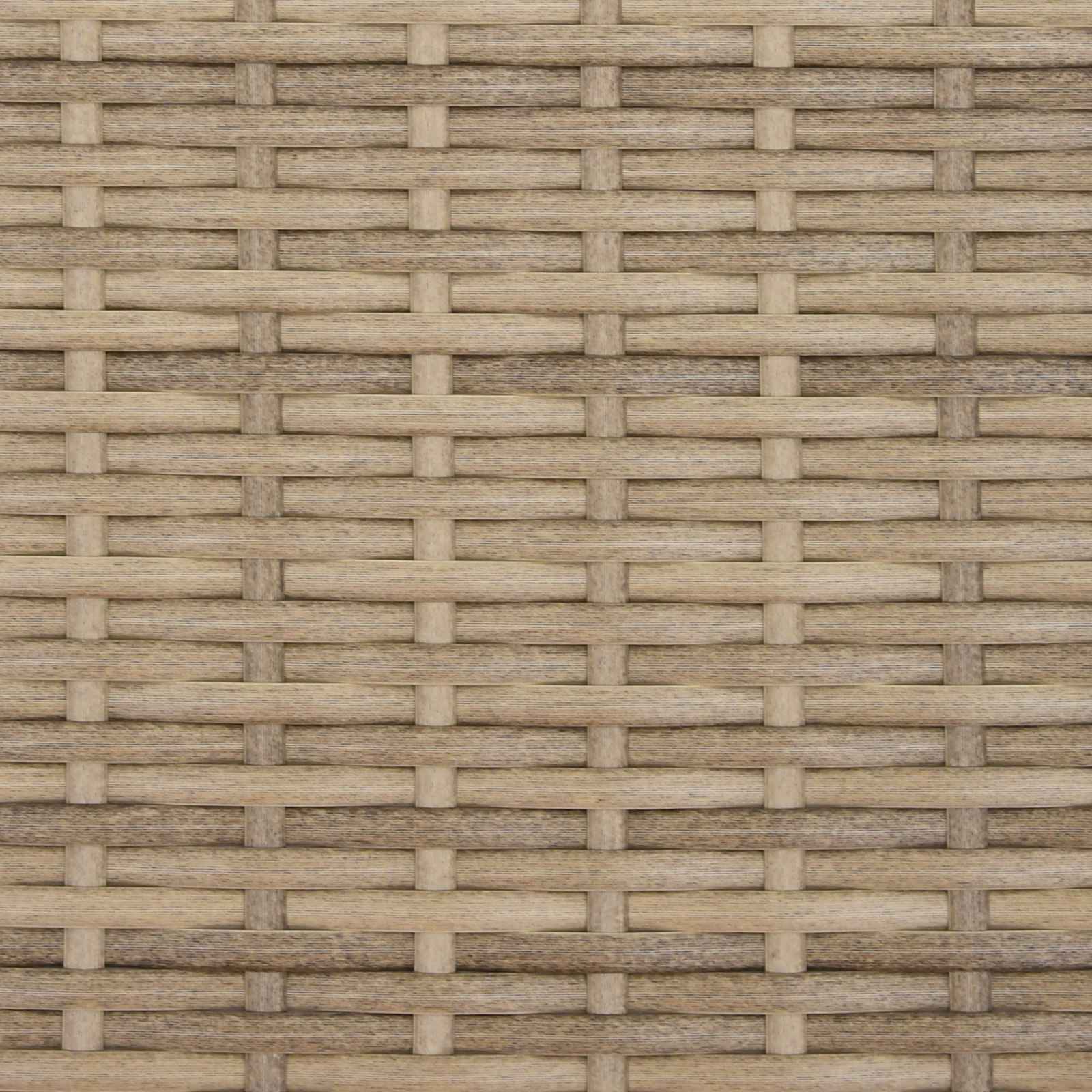 Tuinbank Beige en Crème 105 x 60 x 112 cm Staal en Polyester
