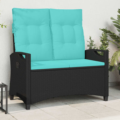 Tuinbank met kussen 105 x 60 x 112 cm staal