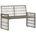 Tuinbank Effen Grijs en Donkergrijs 116 x 55 x 82 cm
