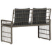 Tuinbank Effen Grijs en Donkergrijs 116 x 55 x 82 cm