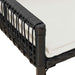 Tuinbank 2 -Seater 4 st 110 x 59 x 82 cm poly rattan
