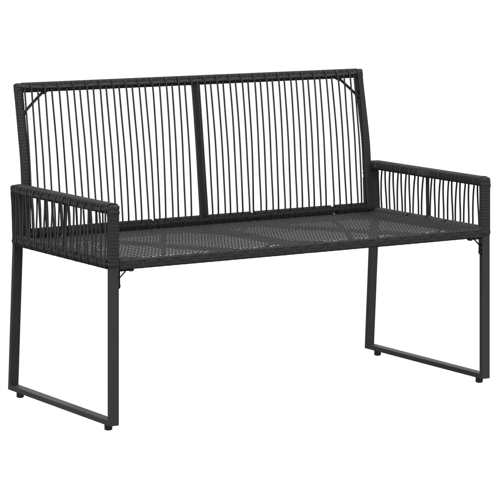 Tuinbank 2 -Seater 4 st 110 x 59 x 82 cm poly rattan