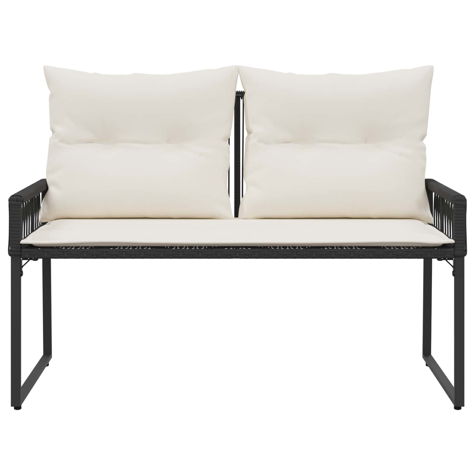 Tuinbank 2 -Seater 4 st 110 x 59 x 82 cm poly rattan