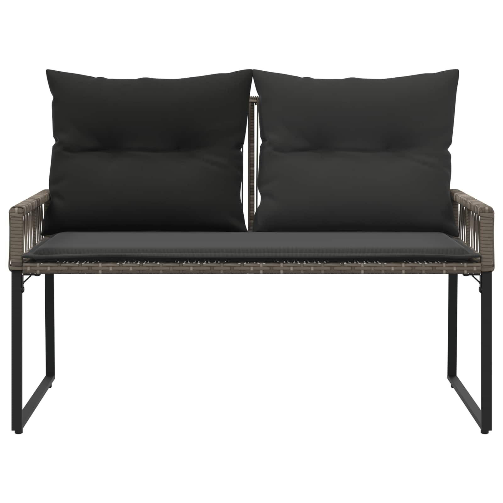 Tuinbank 2 -Seater 4 st 110 x 59 x 82 cm poly rattan