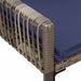 Tuinbank 2 -Seater 4 st 110 x 59 x 82 cm poly rattan