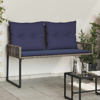 Tuinbank 2 -Seater 4 st 110 x 59 x 82 cm poly rattan