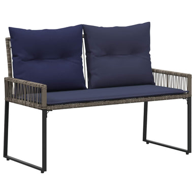 Tuinbank 2 -Seater 4 st 110 x 59 x 82 cm poly rattan