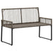 Tuinbank 2 -Seater 4 st 110 x 59 x 82 cm poly rattan