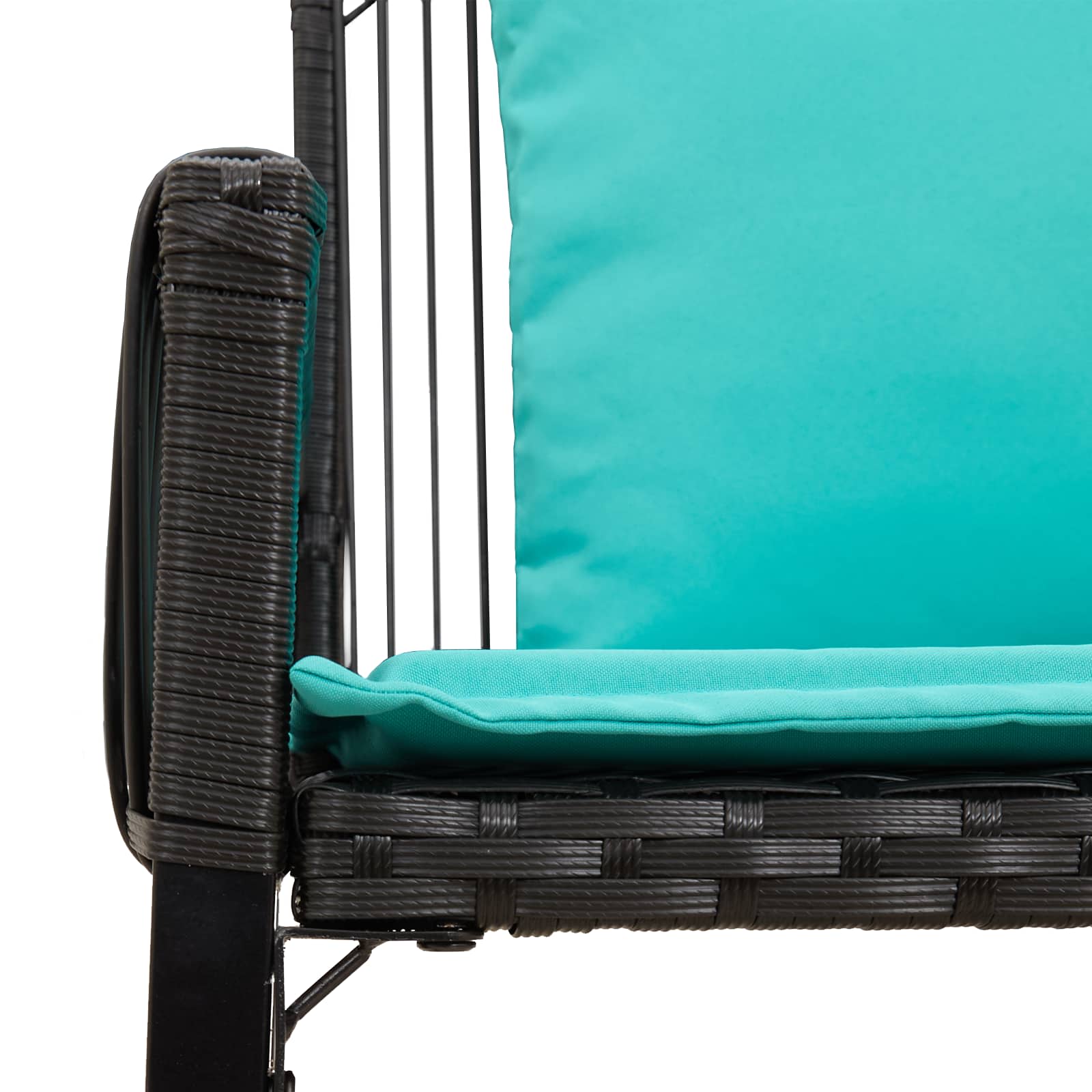 Tuinbank 2 -Seater 4 st 110 x 59 x 82 cm poly rattan
