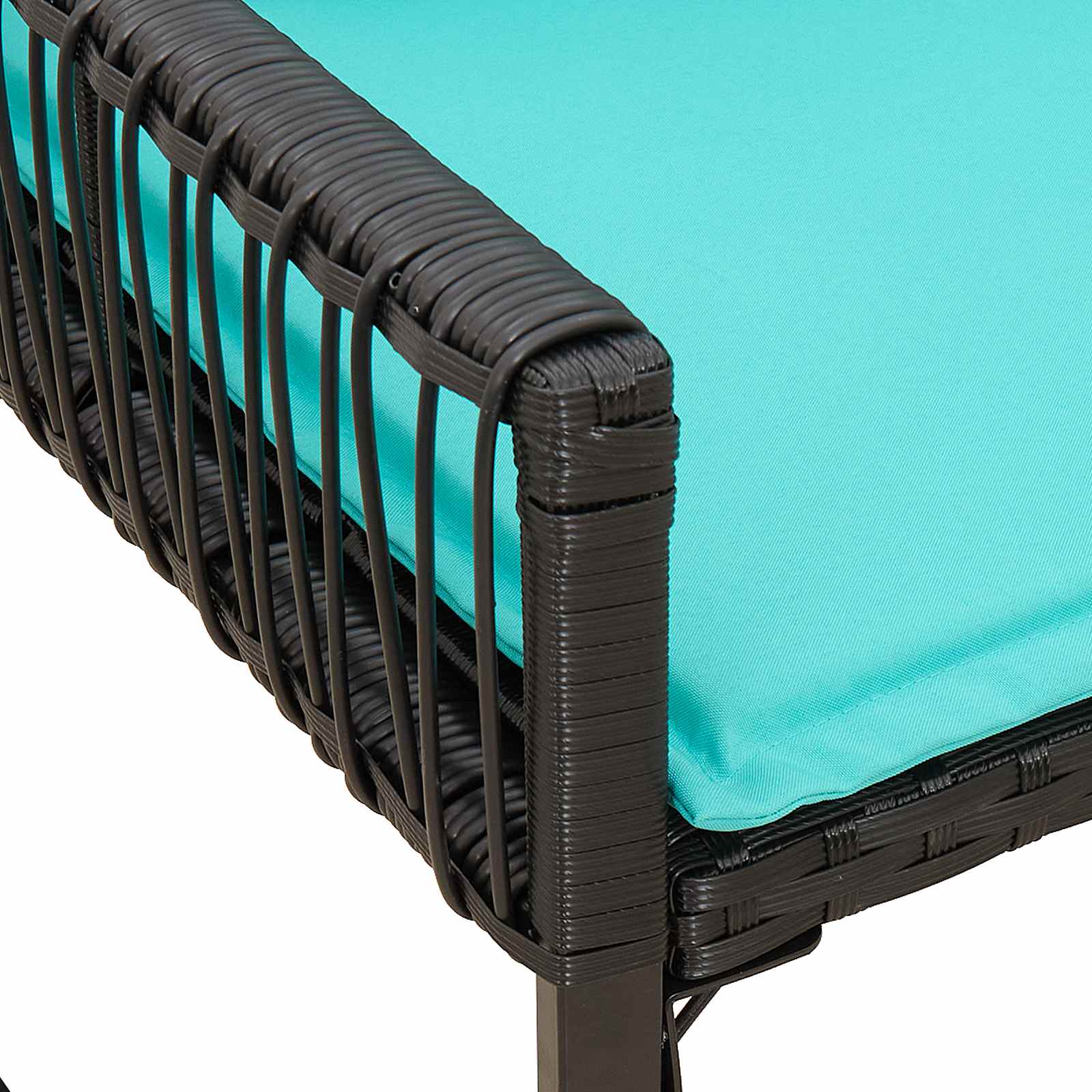 Tuinbank 2 -Seater 4 st 110 x 59 x 82 cm poly rattan