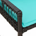 Tuinbank 2 -Seater 4 st 110 x 59 x 82 cm poly rattan