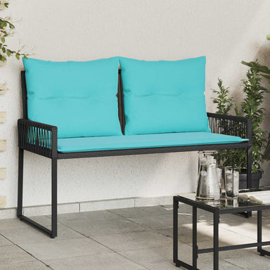 Tuinbank 2 -Seater 4 st 110 x 59 x 82 cm poly rattan