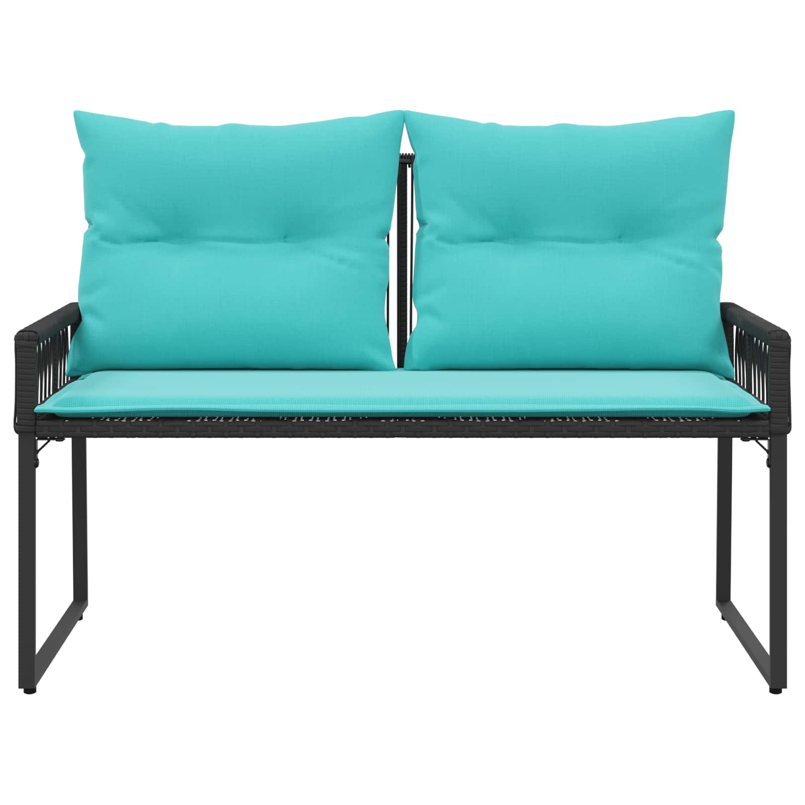 Tuinbank 2 -Seater 4 st 110 x 59 x 82 cm poly rattan