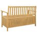 Opslagbank 2 -Seater 120 x 63 x 84 cm Massief Acacia