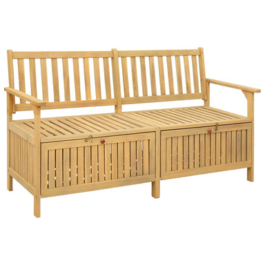 Opslagbank 2 -Seater 148 x 63 x 84 cm Massief Acacia