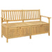 Opslagbank 2 -Seater 148 x 63 x 84 cm Massief Acacia