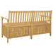 Opslagbank 2 -Seater 148 x 63 x 84 cm Massief Acacia