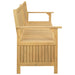 Opslagbank 2 -Seater 170 x 63 x 84 cm Massief Acacia