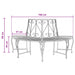 Boom bank 4-Aantal zitplaatsen 160 x 80 x 89 cm Staal Zwart