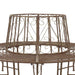 Boom bank 8-Aantal zitplaatsen Ø 160 x 89 cm Staal Antiek Bruin