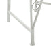 Boom bank 8-Aantal zitplaatsen Ø 160 x 89 cm Staal Antiek wit