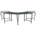 Boom bank 4-Aantal zitplaatsen 160 x 80 x 44 cm Staal