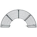 Boom bank 4-Aantal zitplaatsen 160 x 80 x 44 cm Staal