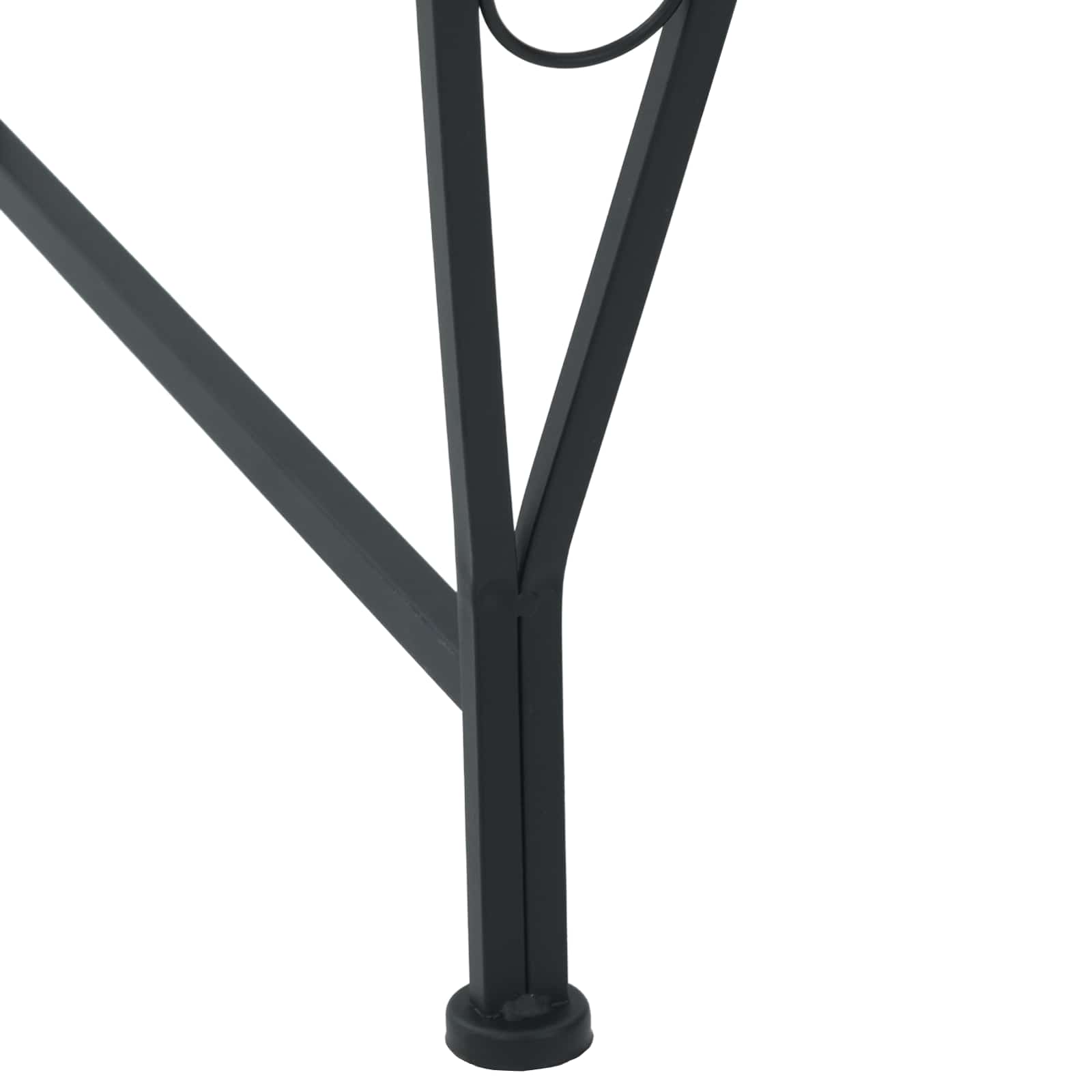 Boom bank 8-Aantal zitplaatsen Ø 160 x 44 cm Staal Zwart Rond