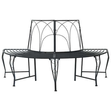 Boom bank 4-Aantal zitplaatsen 160 x 80 x 89 cm Staal Zwart