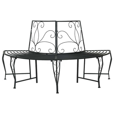 Boom bank 4-Aantal zitplaatsen 160 x 80 x 89 cm Staal Zwart